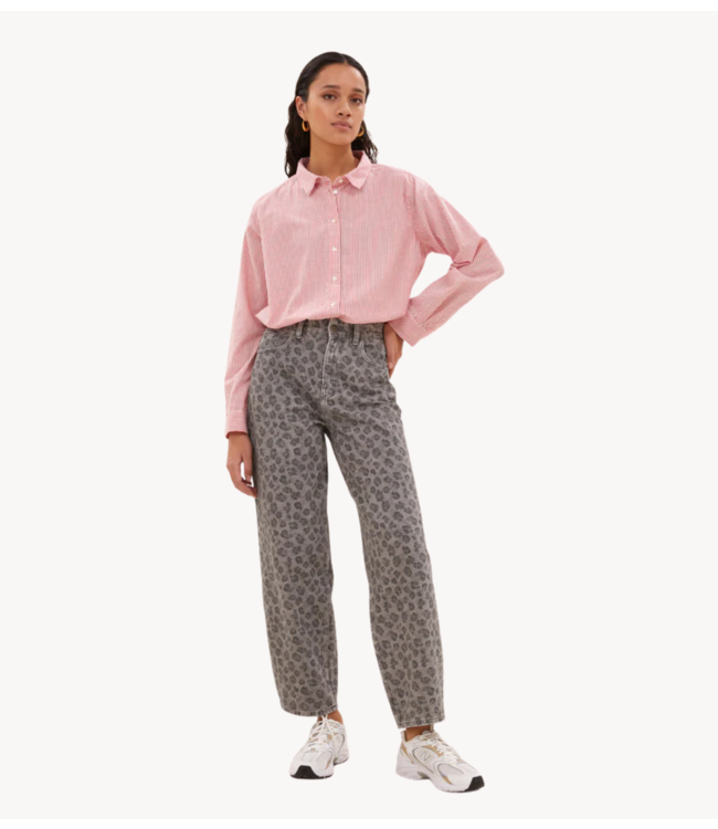 BY-BAR Broek lew grey cheetah pants grey cheetah