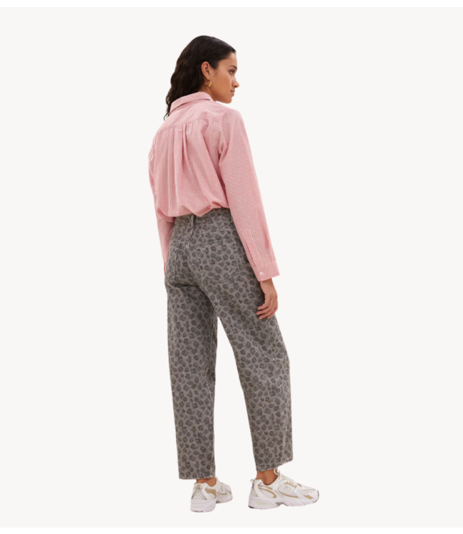 BY-BAR Broek lew grey cheetah pants grey cheetah