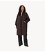 My Essential Wardrobe Jas HelgaMW Reversable Long Jacket Espresso