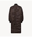My Essential Wardrobe Jas HelgaMW Reversable Long Jacket Espresso