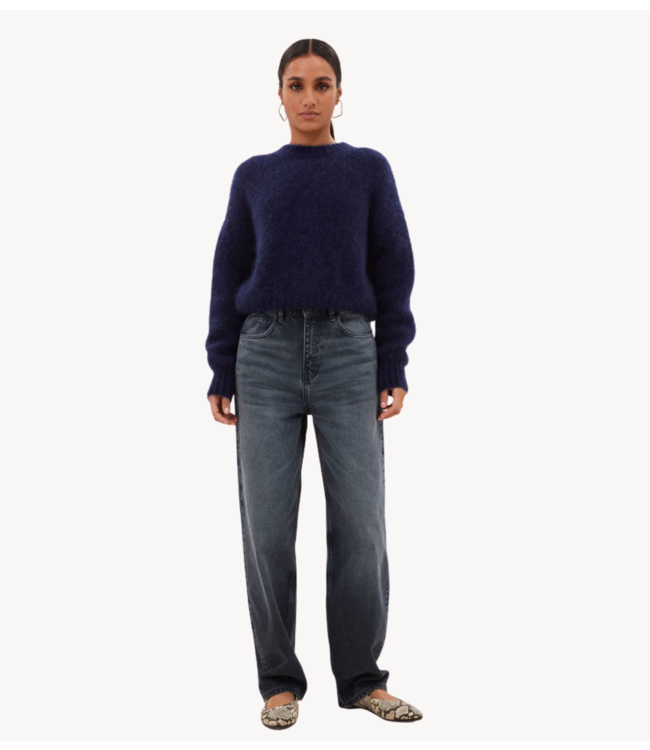 BY-BAR Broek lew dark denim pants dark denim