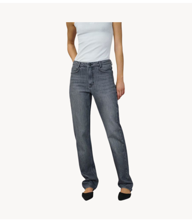 My Essential Wardrobe Jeans 07 THE ISA 139 HIGH STRAIGHT Dark Grey R 32