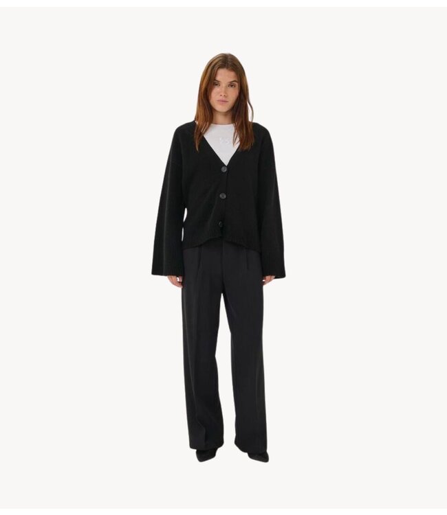 My Essential Wardrobe Broek 28 THE TAILORED High Pant Black Long NOOS