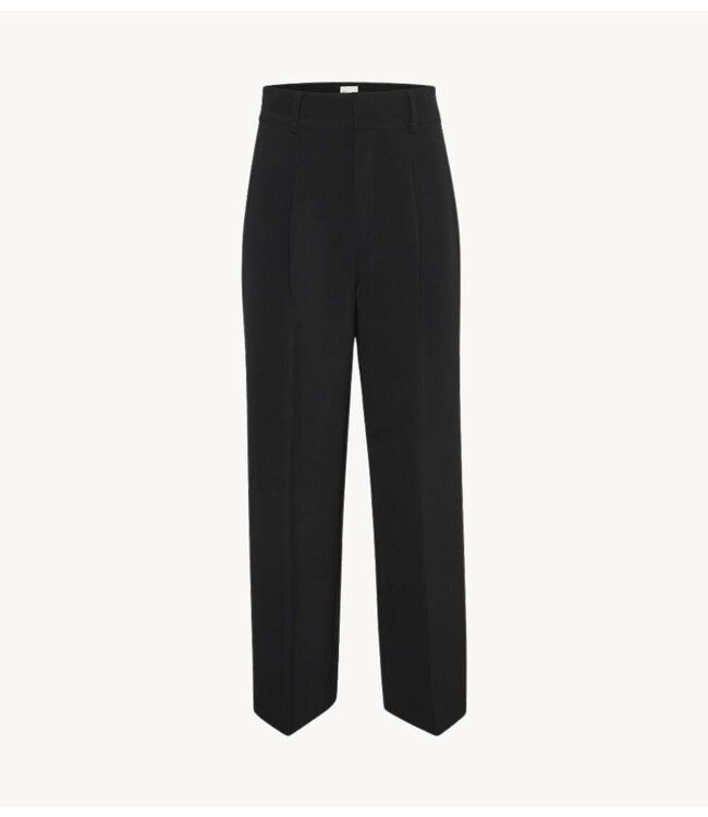 My Essential Wardrobe Broek 28 THE TAILORED High Pant Black Long NOOS