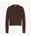 BY-BAR Trui sonny sparkle pullover dark brown