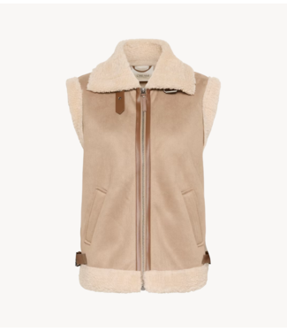 Cream Vest CRUma Vest Cobblestone