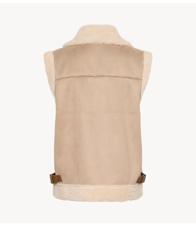 Cream Vest CRUma Vest Cobblestone