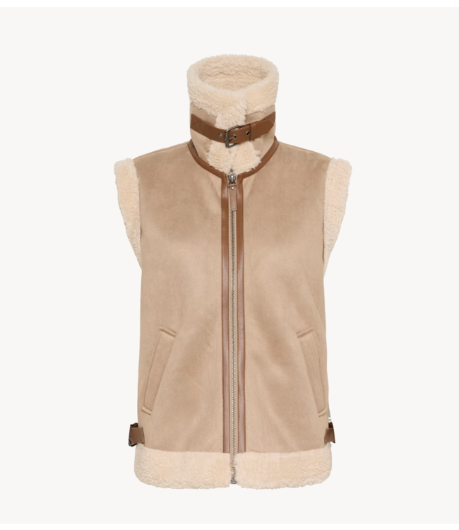 Cream Vest CRUma Vest Cobblestone