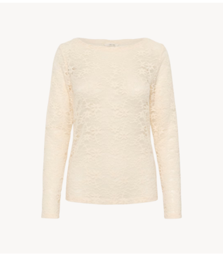 Cream Blouse CRInge Lace Blouse Birch