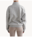 aim'n Trui Grey Melange Varsity Sweat Half Zip