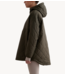 aim'n Jas Khaki Oversized Quilted Anorak