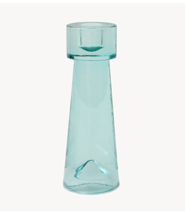 HKLIVING Kaarsenhouder Arte candle holder large, ice blue