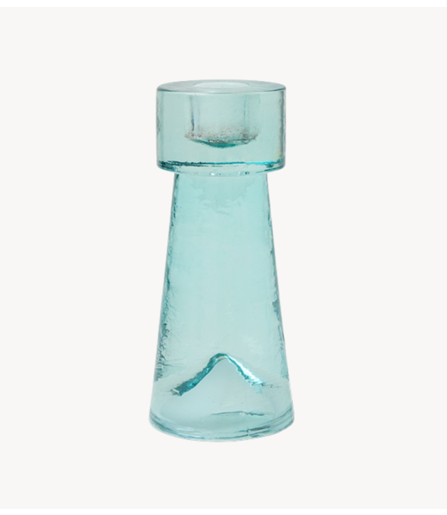 HKLIVING Kaarsenhouder Arte candle holder medium, ice blue