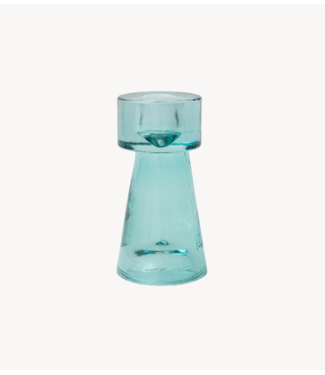 HKLIVING Kaarsenhouder Arte candle holder small, ice blue