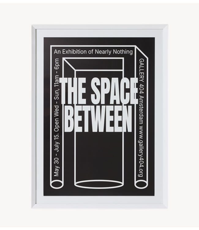 HKLIVING Wanddecoratie Framed poster, between space (87x4,5x118cm)