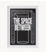 HKLIVING Wanddecoratie Framed poster, between space (87x4,5x118cm)