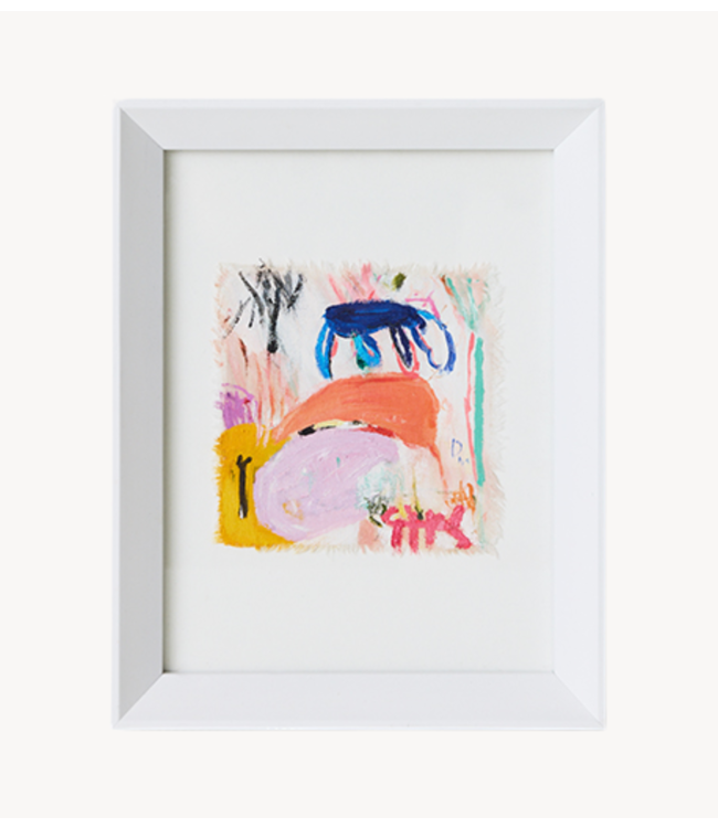 HKLIVING Wanddecoratie Abstract framed, scrawls (29,5x4,5x37,5cm)