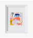 HKLIVING Wanddecoratie Abstract framed, scrawls (29,5x4,5x37,5cm)