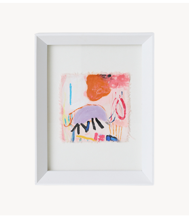 HKLIVING Wanddecoratie Abstract framed, scribbles (29,5x4,5x37,5cm)
