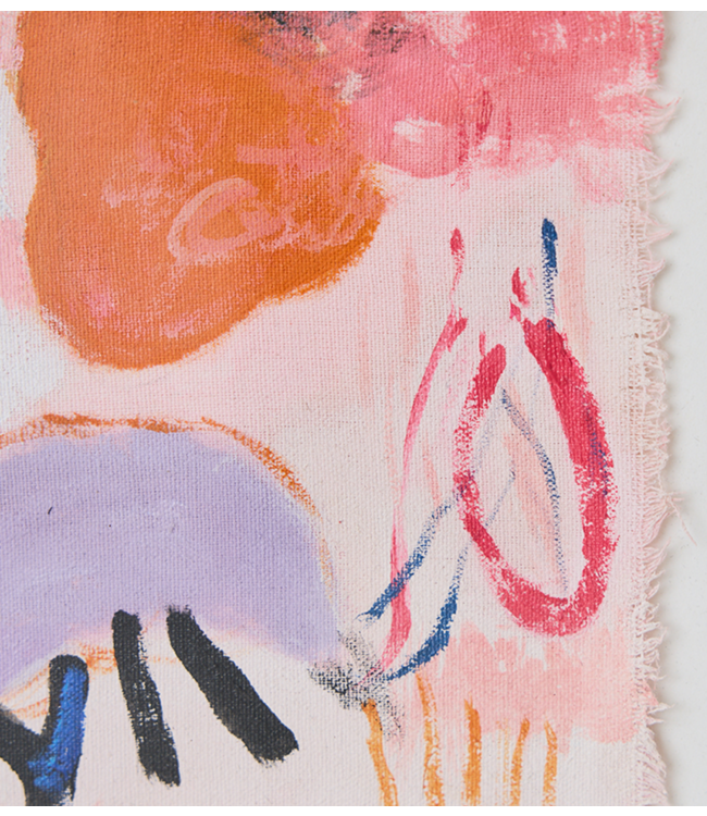 HKLIVING Wanddecoratie Abstract framed, scribbles (29,5x4,5x37,5cm)