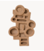 HKLIVING Wanddecoratie Wall sculpture brutalist, small