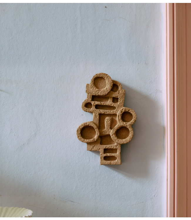 HKLIVING Wanddecoratie Wall sculpture brutalist, small