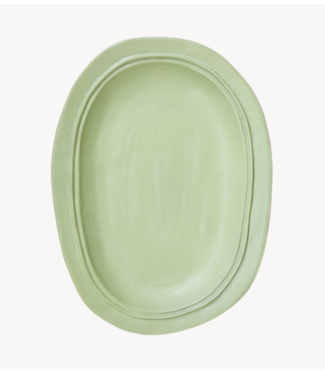 HKLIVING Schaal New classics: large ceramic tray, mint