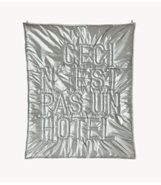 HKLIVING Wanddecoratie Wall art 'Ceci n'est pas un hôtel'
