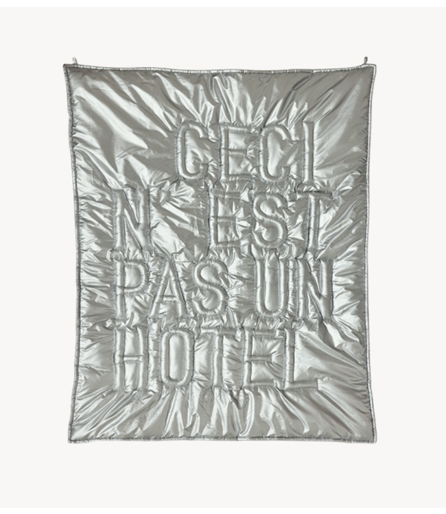 HKLIVING Wanddecoratie Wall art 'Ceci n'est pas un hôtel'