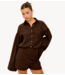 Broek Half Light Dark brown shorts