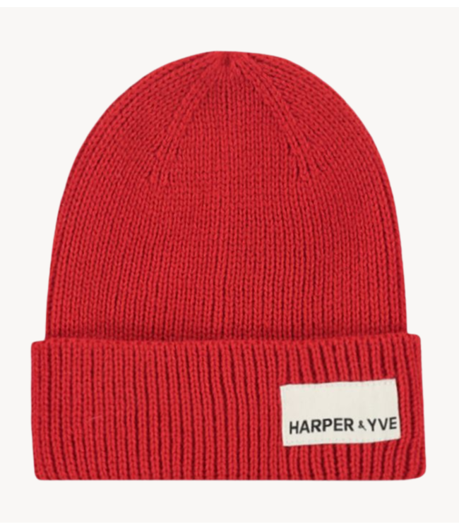 HARPER & YVE Muts HARPER-BEANIE Racing Red