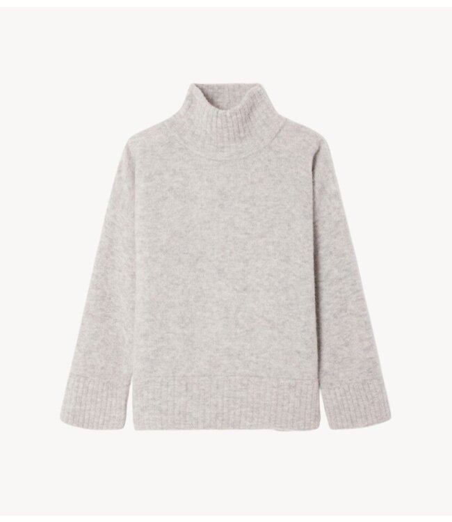 American Vintage Trui Vitow gris clair