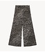 10DAYS Broek wide leg jogger leopard soft white melee