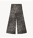 10DAYS Broek wide leg jogger leopard soft white melee