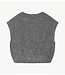 10DAYS Top ballon hairy knit top antra melee
