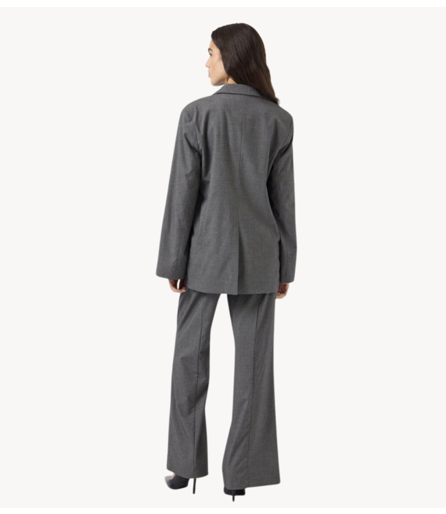 Y.A.S Blazer YASKIMA LS PINSTRIPE BLAZER S. Medium Grey Melange