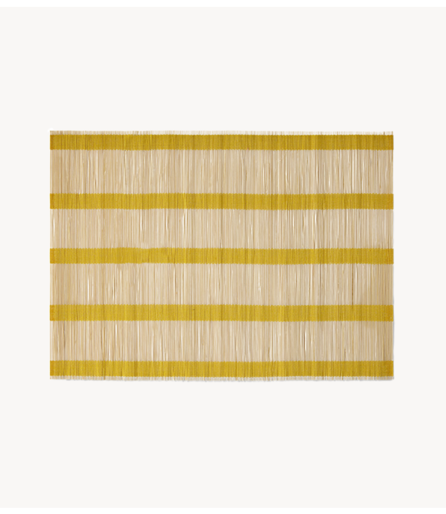 HKLIVING Placemat Bamboo placemat, lemon