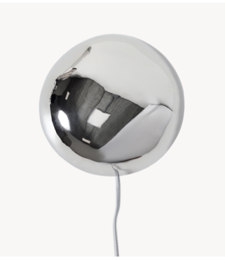 HKLIVING Wandlamp Orb wall lamp, chrome