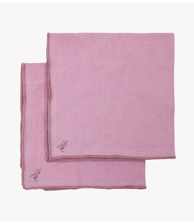 HKLIVING Servetten Ease napkins set of 2, rosette (50x50cm)