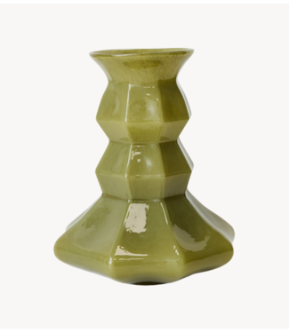 HKLIVING Vaas Silhouette glass vase, green HKLIVING Vaas Silhouette glass vase, green