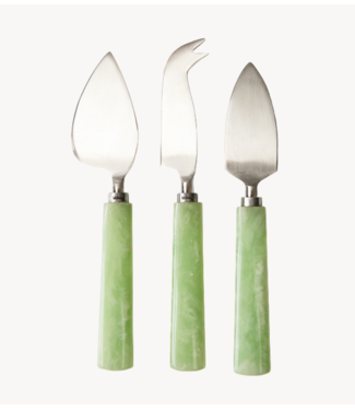 HKLIVING Kaasmes Cheese knives, sage (set of 3)