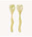 HKLIVING Slabestek Salad cutlery, mist green (set of 2)