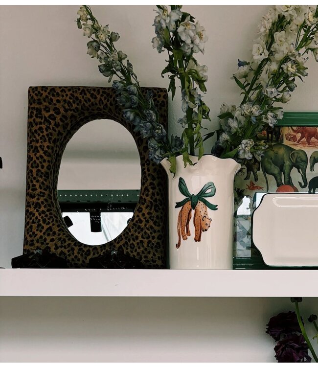 Anna+Nina Spiegel Leopard Mirror Brown