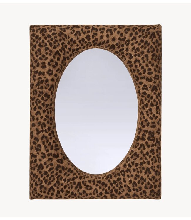 Anna+Nina Spiegel Leopard Mirror Brown