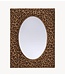Anna+Nina Spiegel Leopard Mirror Brown