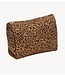 Anna+Nina Tas Leopard Quilted Wash Bag Multicolour