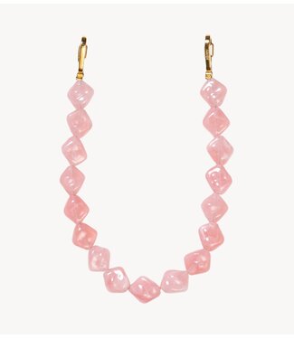 Ateljé Telefoonkoord  Short Pink twist cord