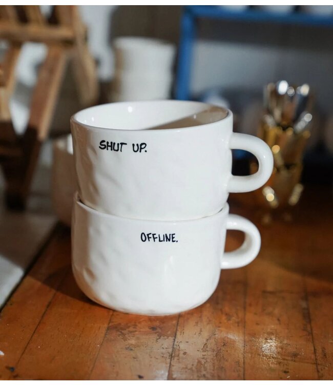 Anna+Nina Mok Offline Cappuccino Mug Black