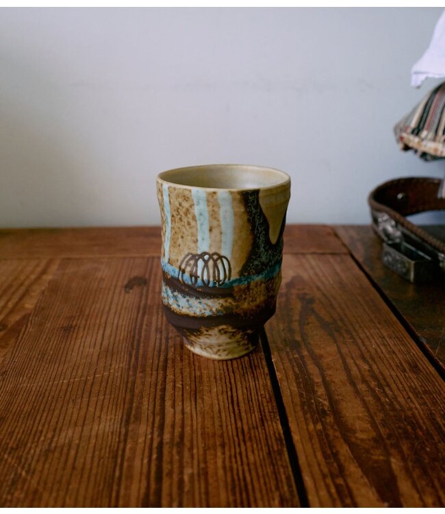 HKLIVING Mok Artist ceramics: coffee mug, scratched