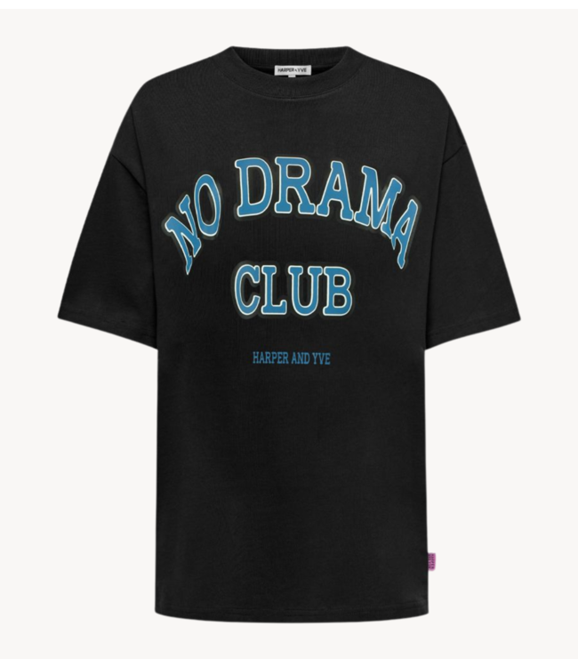 HARPER & YVE T-Shirt NODRAMACLUB-SS Dark Grey